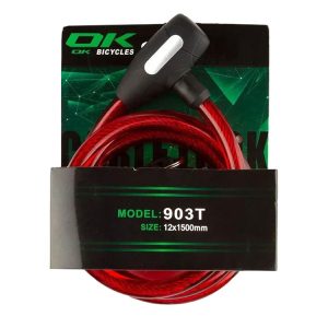 قفل دوچرخه اوکی مدل 903T 12x1500MM