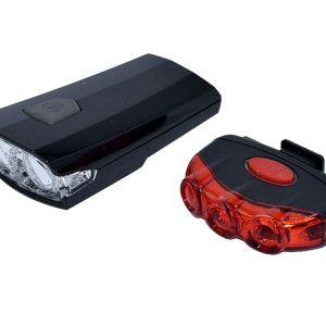 ست چراغ جلو و عقب دوچرخه اوکی مدل XC-122170