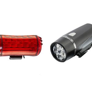 ست چراغ جلو و عقب دوچرخه اوکی مدل XC-100C102