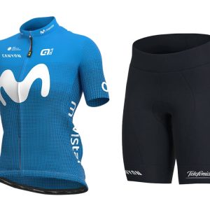 ست پیراهن و شورت دوچرخه موویی استار Movistar