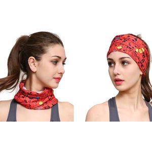 اسکارف طرح دار قرمز Red