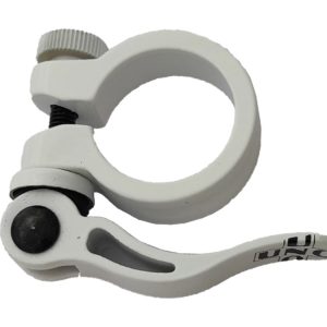 بست لوله زین دوچرخه UNO-34 رنگ سفید