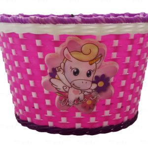 سبد پلاستیکی دوچرخه دخترانه(حصیری)