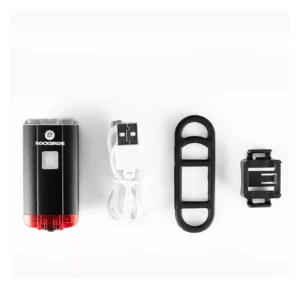 چراغ جلو و عقب دوچرخه راک براس مدل Rockbros YQ-TD100