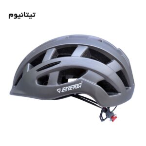کلاه دوچرخه چراغ دار انرژی مدل KS10 سایز L