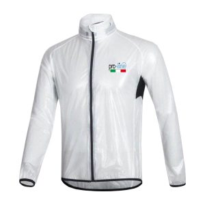 بادگیر بارانی سفید دوچرخه سواری اسپید