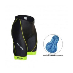 شورت پددار دوچرخه Speed Proline رنگ سبز