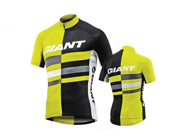 تیشرت دوچرخه سواری جاینت مدل Giant Pursue SS Jersey Yellow