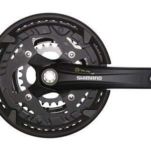 طبق قامه به همراه توپ تنه دوچرخه شیمانو مدل Shimano Octalink FC-T4010