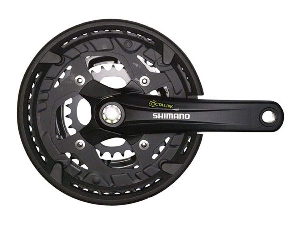 طبق قامه به همراه توپ تنه دوچرخه شیمانو مدل Shimano Octalink FC-T4010