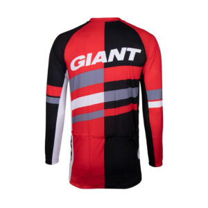 تیشرت دوچرخه سواری جاینت مدل Giant Pursue LS Jersey رنگ قرمز