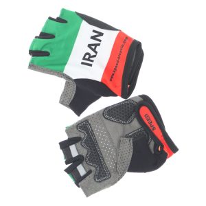 دستکش دوچرخه سواری نیم انگشتی اسپید Speed مدل ایران