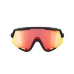 عینک دوچرخه‌سواری لیمار مدل CAOS MATT BLACK RED