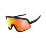 عینک دوچرخه‌سواری لیمار مدل CAOS MATT BLACK RED