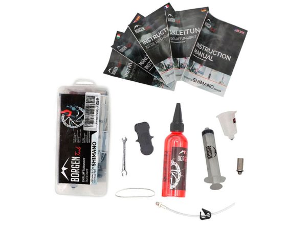 کیت هواگیری ترمز هیدرولیک دوچرخه بورگن مدل BORGEN BLEED KIT FOR SHIMANO