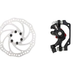 ست کالیپر ترمز عقب و روتور دیسک دوچرخه اوکی OK F160/R140