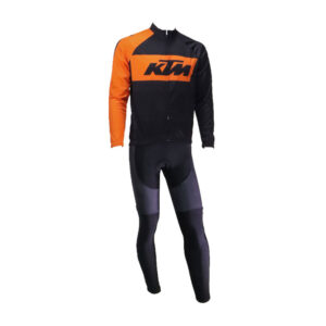 ست پیراهن و شلوار دوچرخه سواری تیمی طرح کی تی ام KTM