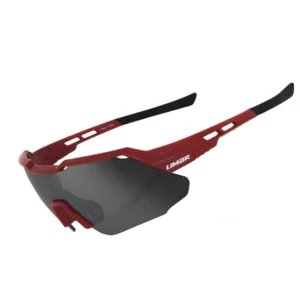 عینک دوچرخه‌سواری لیمار مدل KONA MATT DARK RED