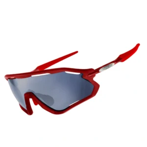 عینک دوچرخه‌سواری لیمار مدل VEGA MATT DARK RED