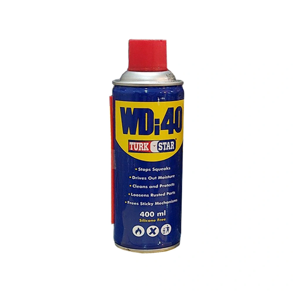 Lubricant-spray-turkstar-wd40-400ml اسپری روان کننده قطعات دوچرخه WD40