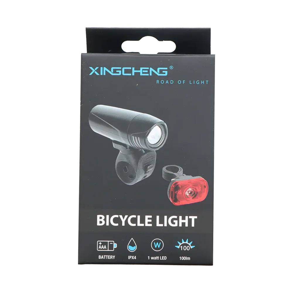 چراغ جلو و عقب دوچرخه ژینگ چنگ مدل XINGCHENG XC-255115
