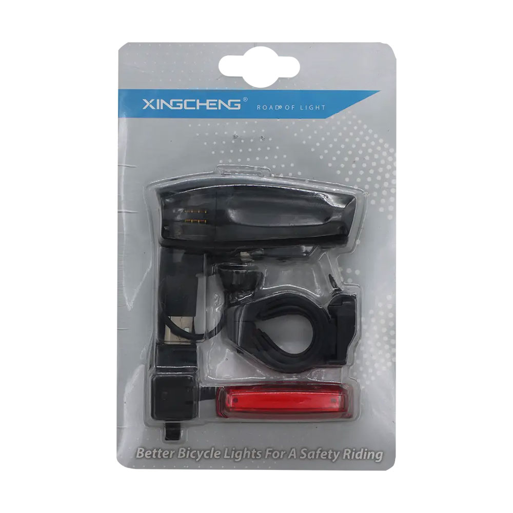 چراغ جلو و عقب دوچرخه ژینگ چنگ مدل XINGCHENG XC-241238