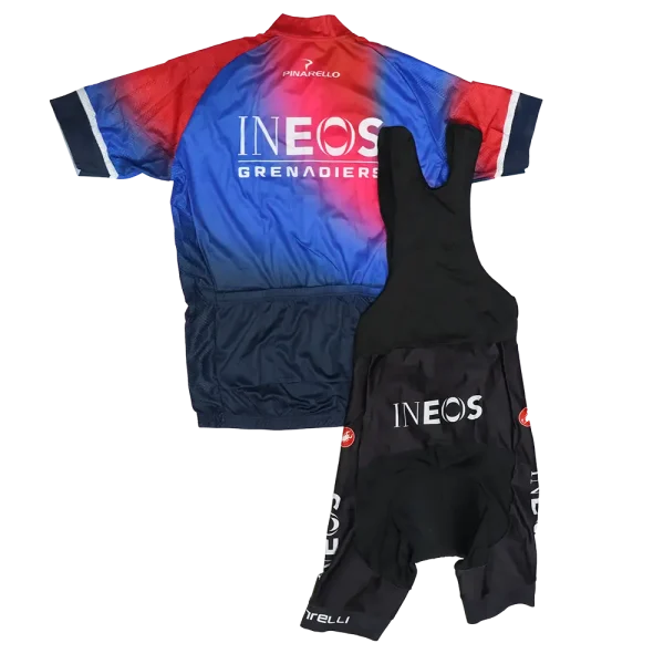 ست پیراهن و دوبنده دوچرخه سواری طرح INEOS