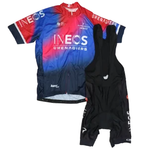 ست پیراهن و دوبنده دوچرخه سواری طرح INEOS