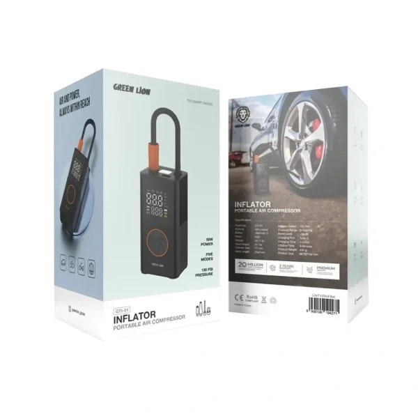 کمپرسور و پمپ باد گرین لاینGreen Lion GTI-01