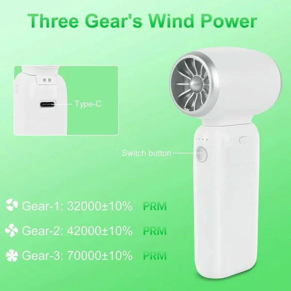 پاوربانک و جت فن گرین لاین مدل Green Lion GL-MF110