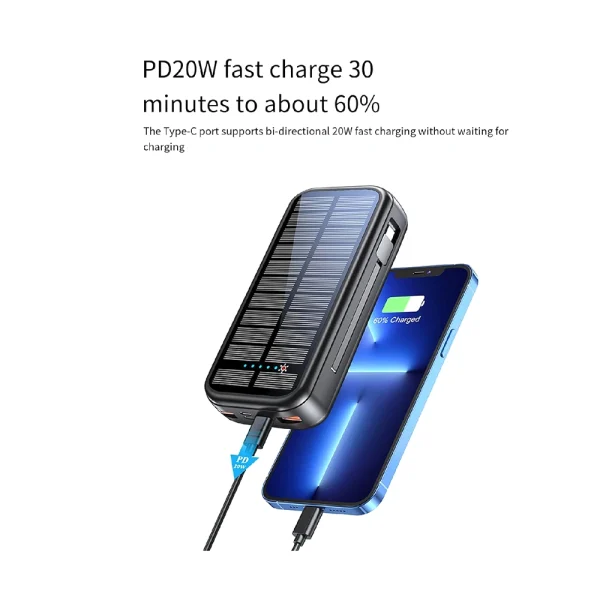 پاور بانک گرین لاین مدل Green lion PD20W Solar2 16000mAh