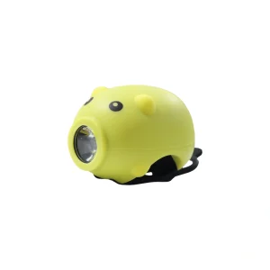 چراغ جلو و زنگ دوچرخه بچگانه مدل Piggy Lighting