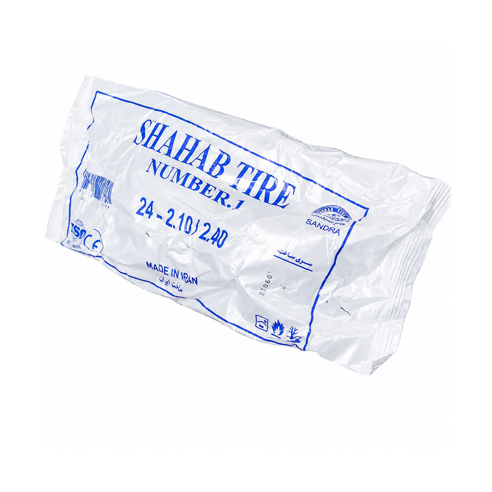 bike-tube-shahab-tire-24-2-10-2-40-av تیوپ دوچرخه شهاب تایر مدل Shahab Tire Tube 24×2.10/2.40 AV 45mm