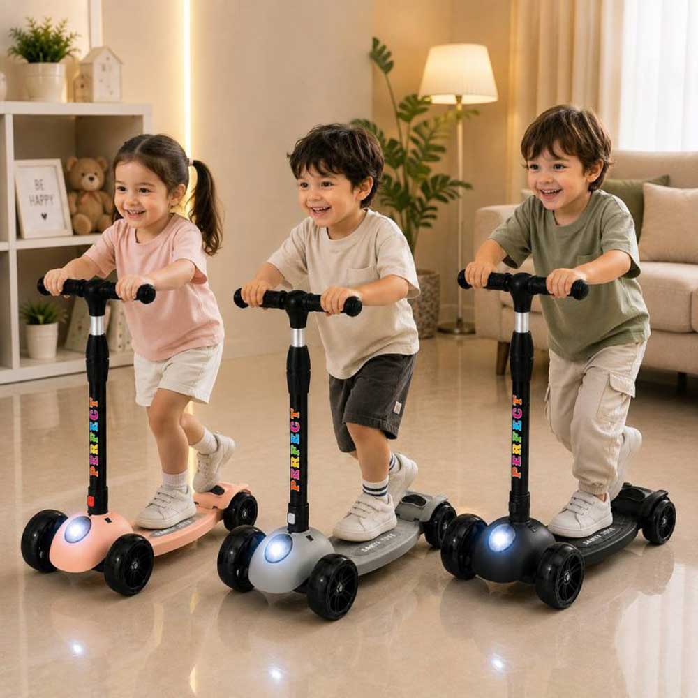 اسکوتر چهار چرخ تعادلی SAMYA TOYS چراغ دار
