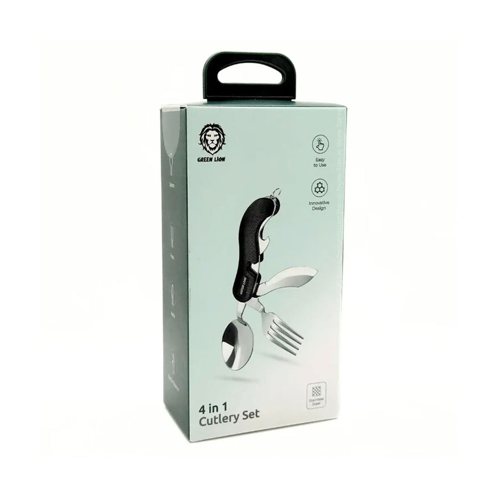 ست قاشق و چنگال 4 کاره گرین لاین Green Lion Cutlery Set