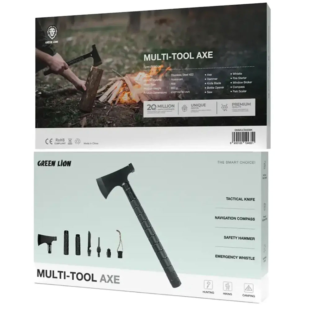تبر چندکاره گرین لاین Multi Axe Greenn Lion