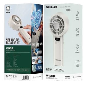 پنکه خنک کننده دستی گرین لاین مدل میجیا Green Lion Windix Handheld fan