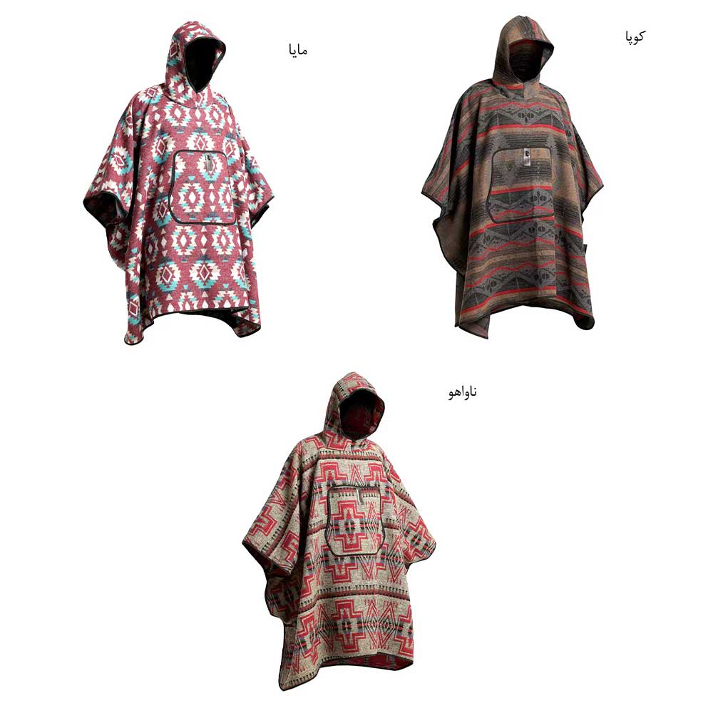 Indian-poncho-T (4) پانچو پتویی کمپینگ با طرح سرخپوستی T