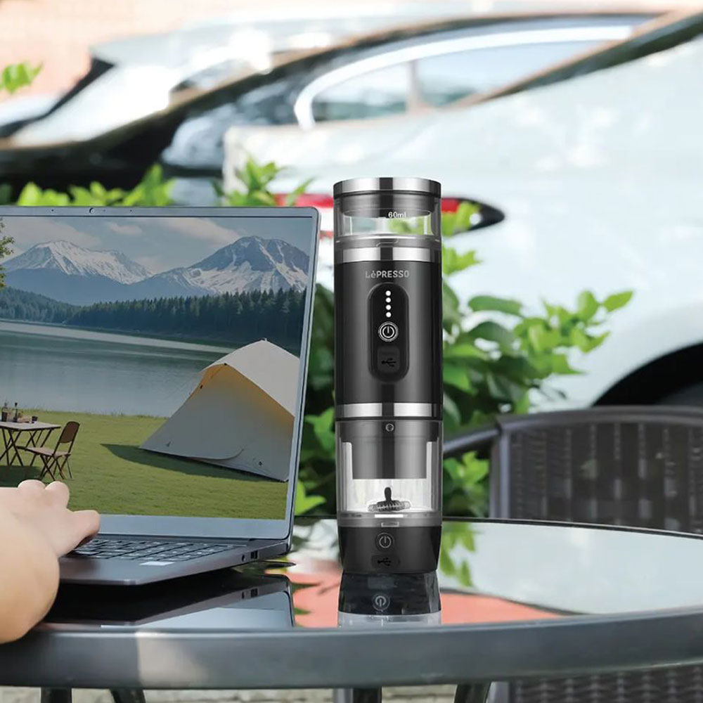 قهوه ساز 4کاره قابل حمل لپرسو lepresso portable coffee machine