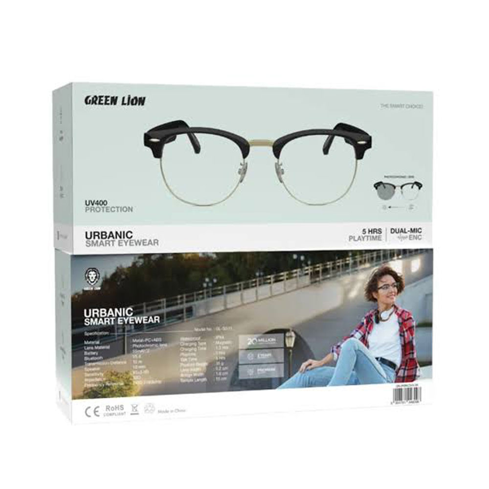 عینک هوشمند گرین لاین مدل Urbanic Glasses Green Lion