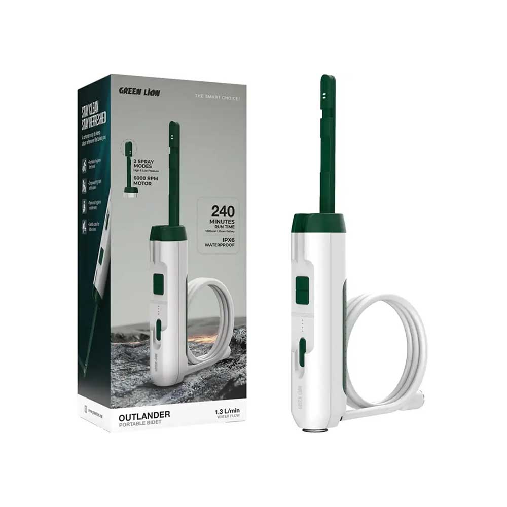 خودشور مسافرتی گرین لاین Green Lion Outlander Bidet