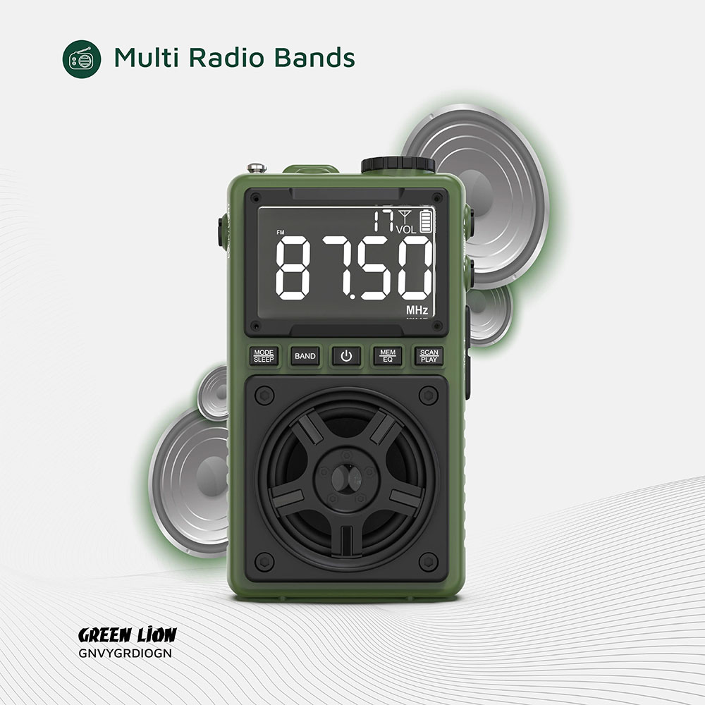 اسپیکر و رادیو گرین لاین Green Lion Voyager Radio Speaker