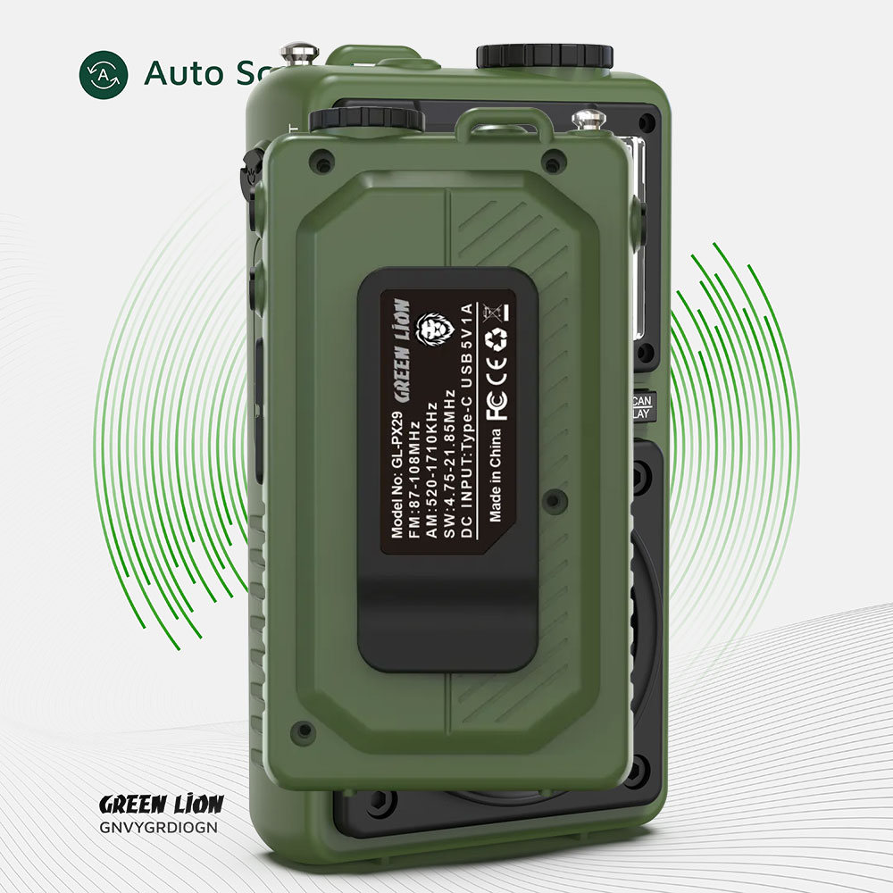 اسپیکر و رادیو گرین لاین Green Lion Voyager Radio Speaker