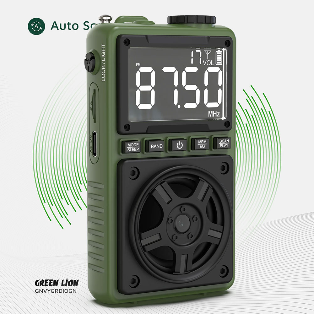 اسپیکر و رادیو گرین لاین Green Lion Voyager Radio Speaker