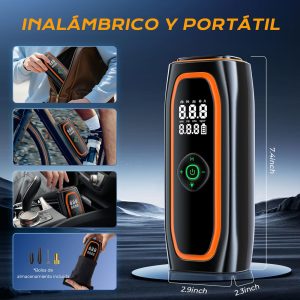 کمپرسور و پمپ باد شارژی پورودو Porodo Voltair Inflator 220PSI