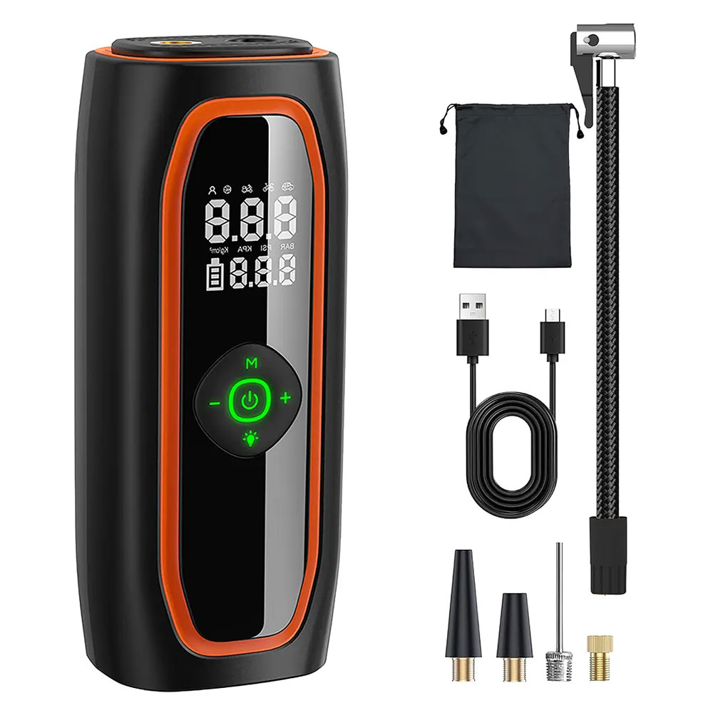 کمپرسور و پمپ باد شارژی پورودو Porodo Voltair Inflator 220PSI