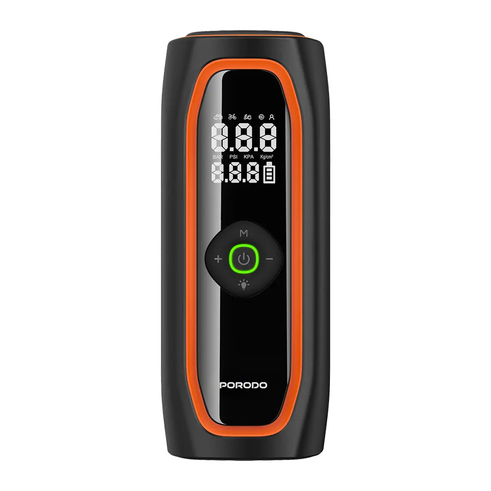 کمپرسور و پمپ باد شارژی پورودو Porodo Voltair Inflator 220PSI