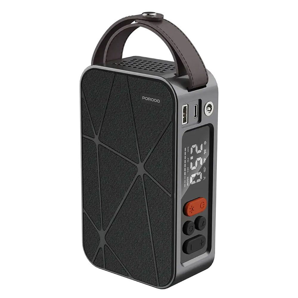پمپ باد شارژی پورودو Porodo flator 4000mAh