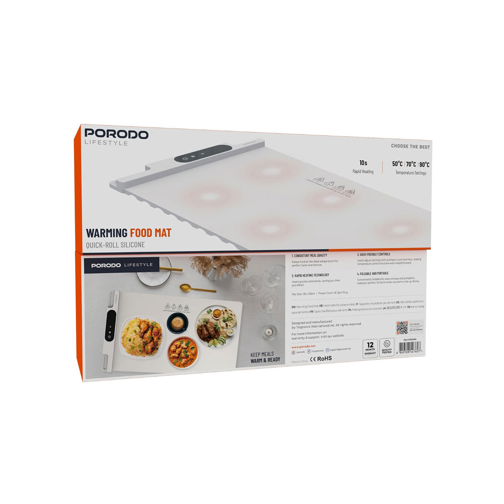 سفره و پد گرم کننده غذا Warming Mat Porodo