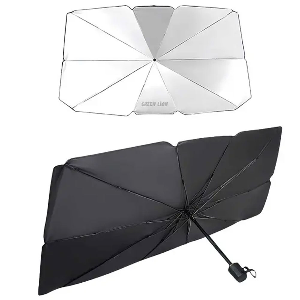 چتر آفتابگیر شیشه جلو خودرو گرین لاین مدل Green Lion Car Windshield Sunshade Umbrella